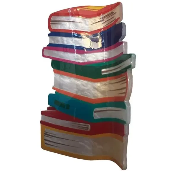 Book stack hair clip - Picture 8 of 8